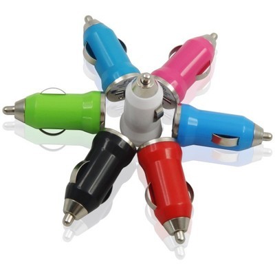 【大量批發(fā)子彈車充 , 多款彩色,多功能車充 1A】價格,廠家,圖片,車載逆變器/車載電源,深圳市添達瑞電子-馬可波羅網